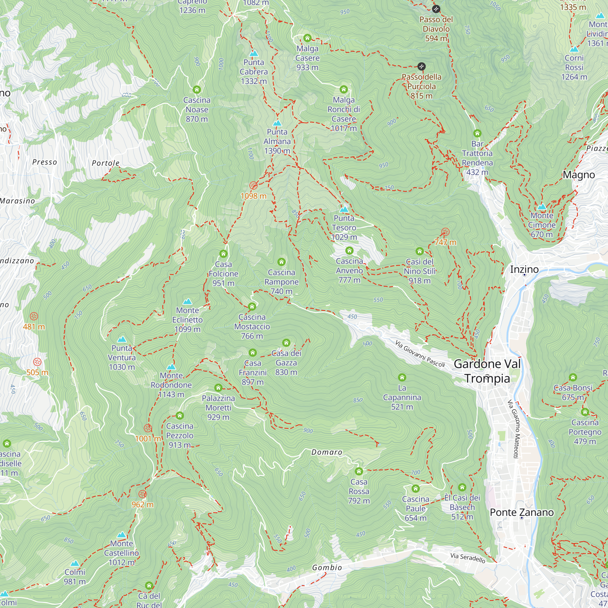 Cascina Busetti map