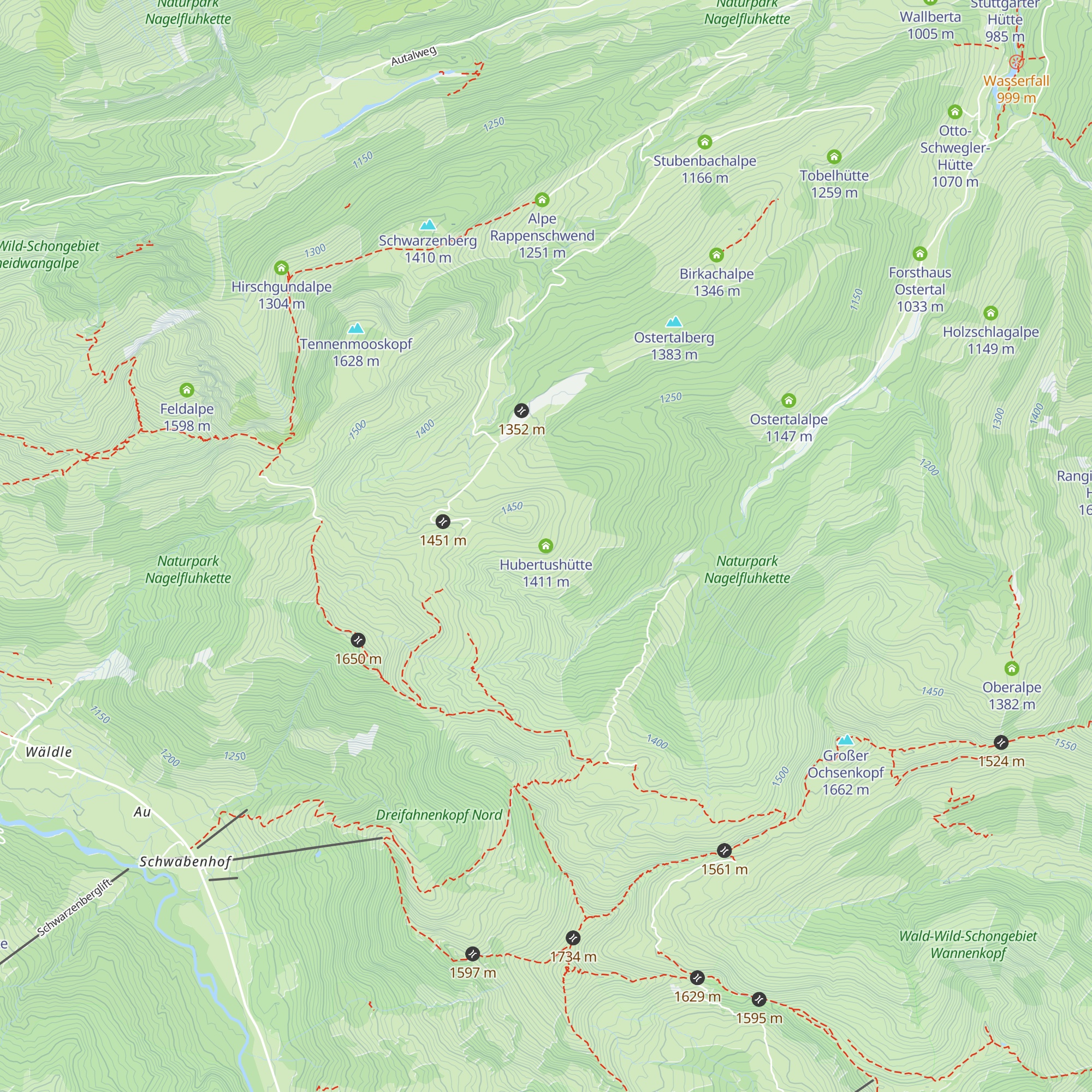 Hubertushütte map