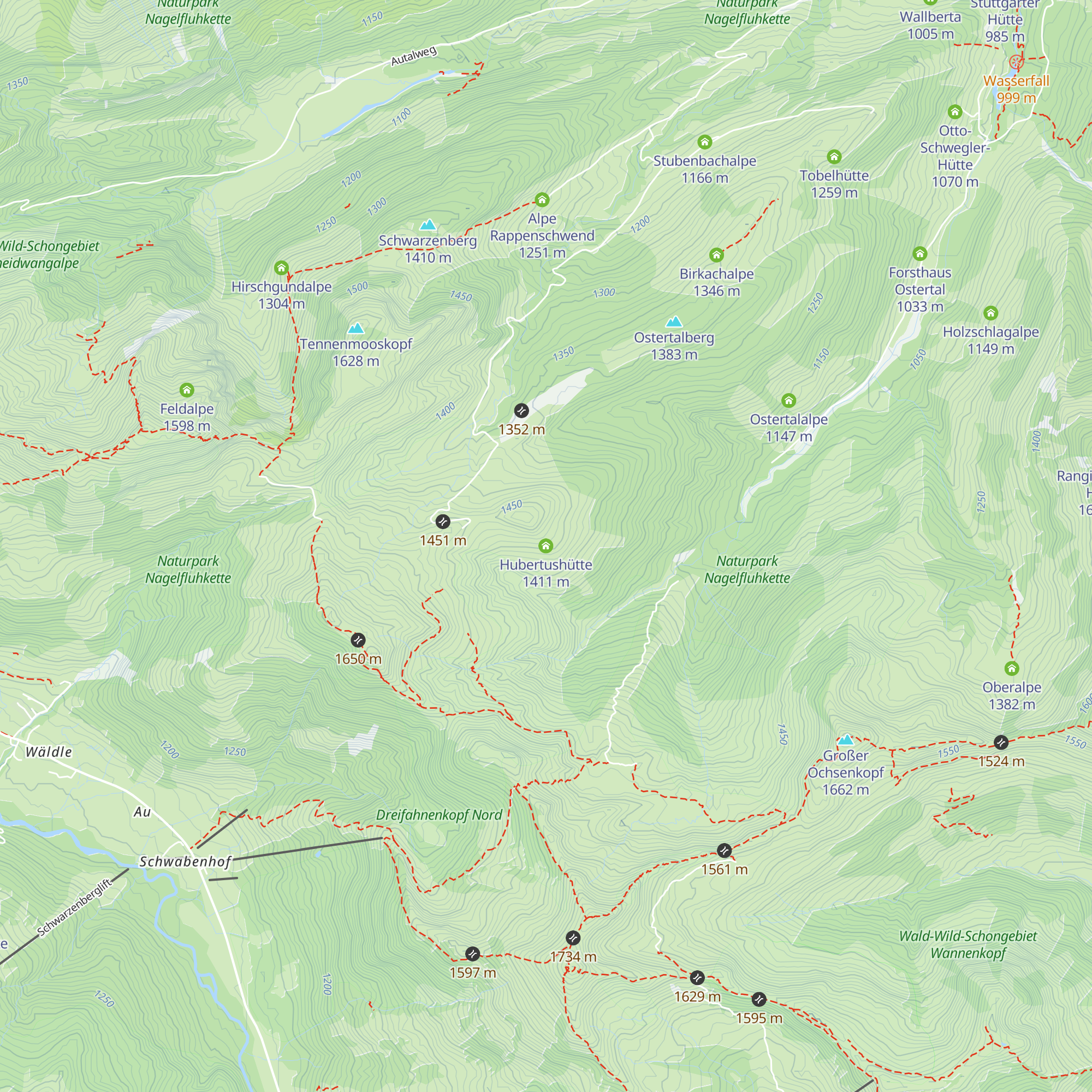 Hubertushütte map