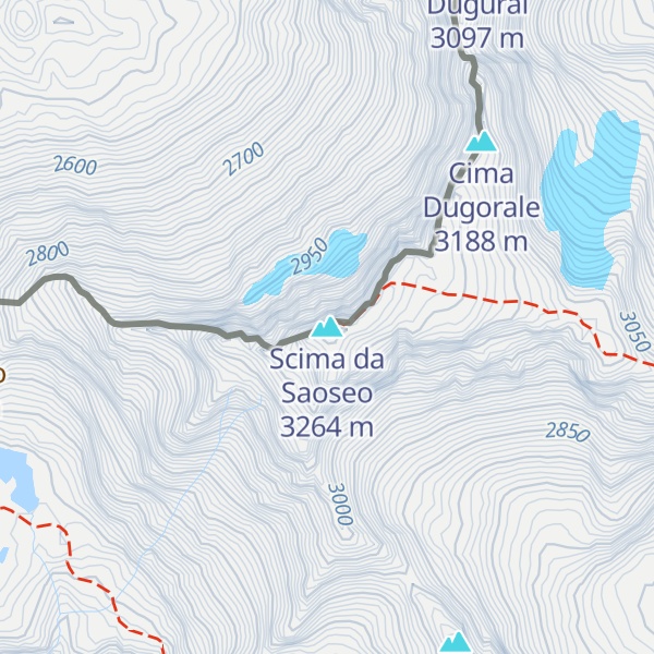 Map of Scima da Saoseo