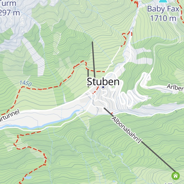 Map of Aprés Post Restaurant