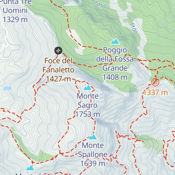 Map of Monte Sagro