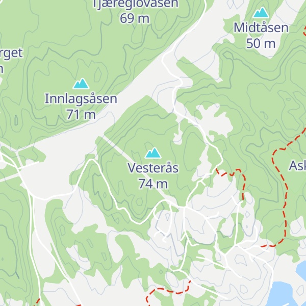 Map of Vesterås