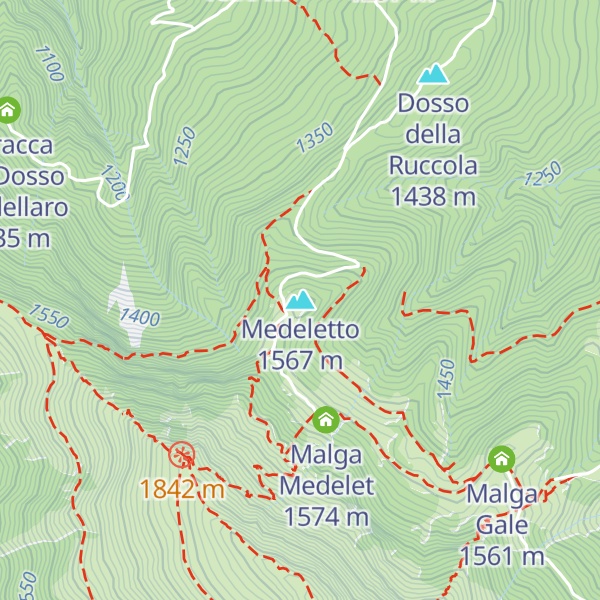 Map of Medeletto
