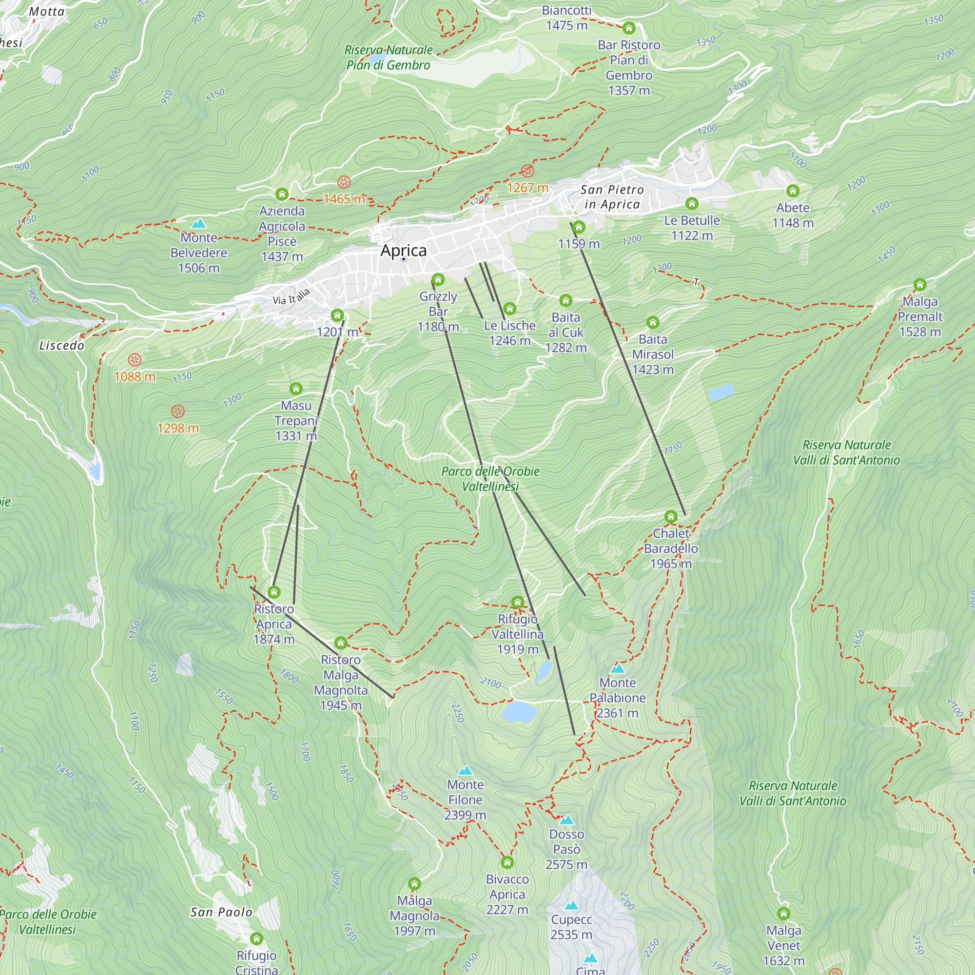 Ristoro Pasò map