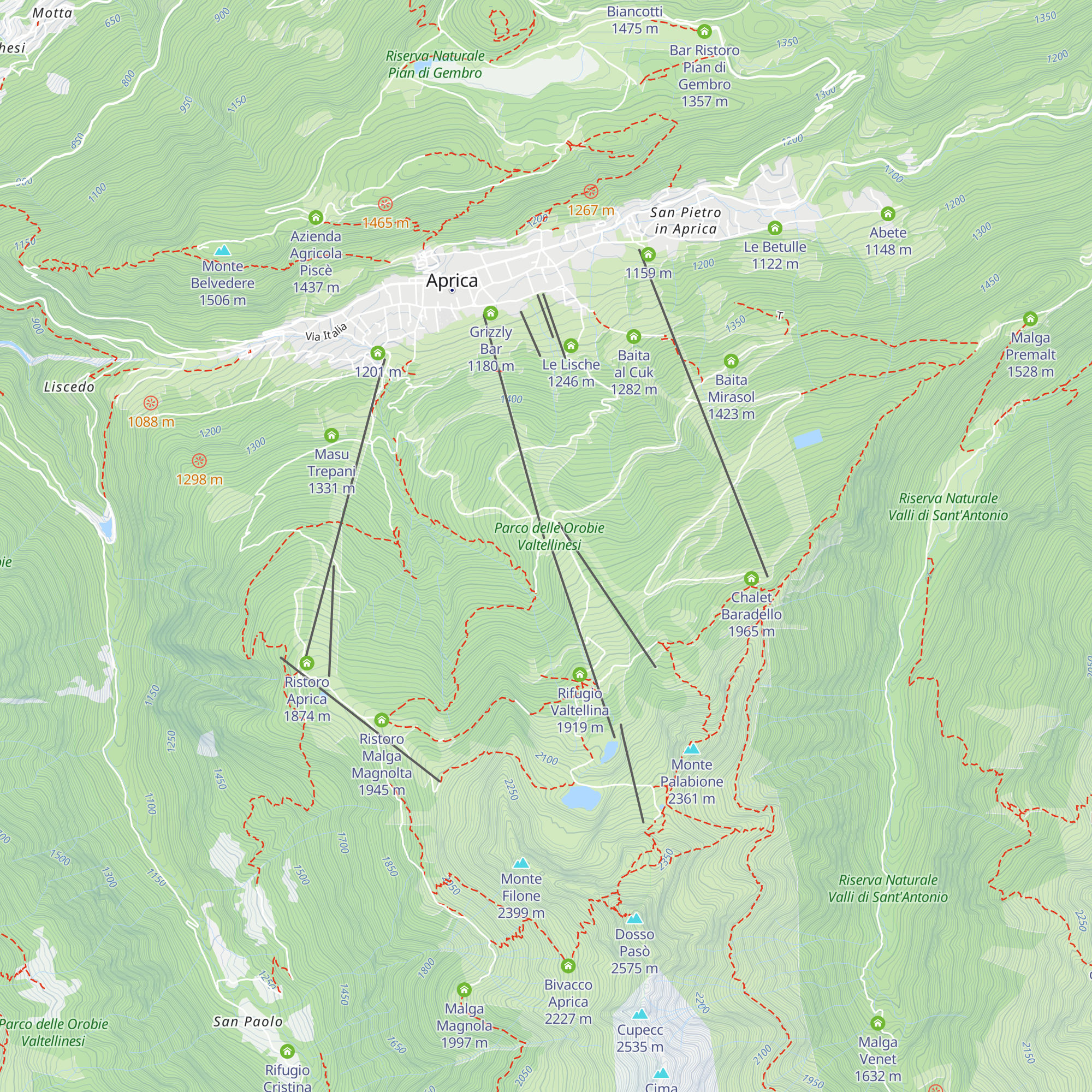 Ristoro Pasò map