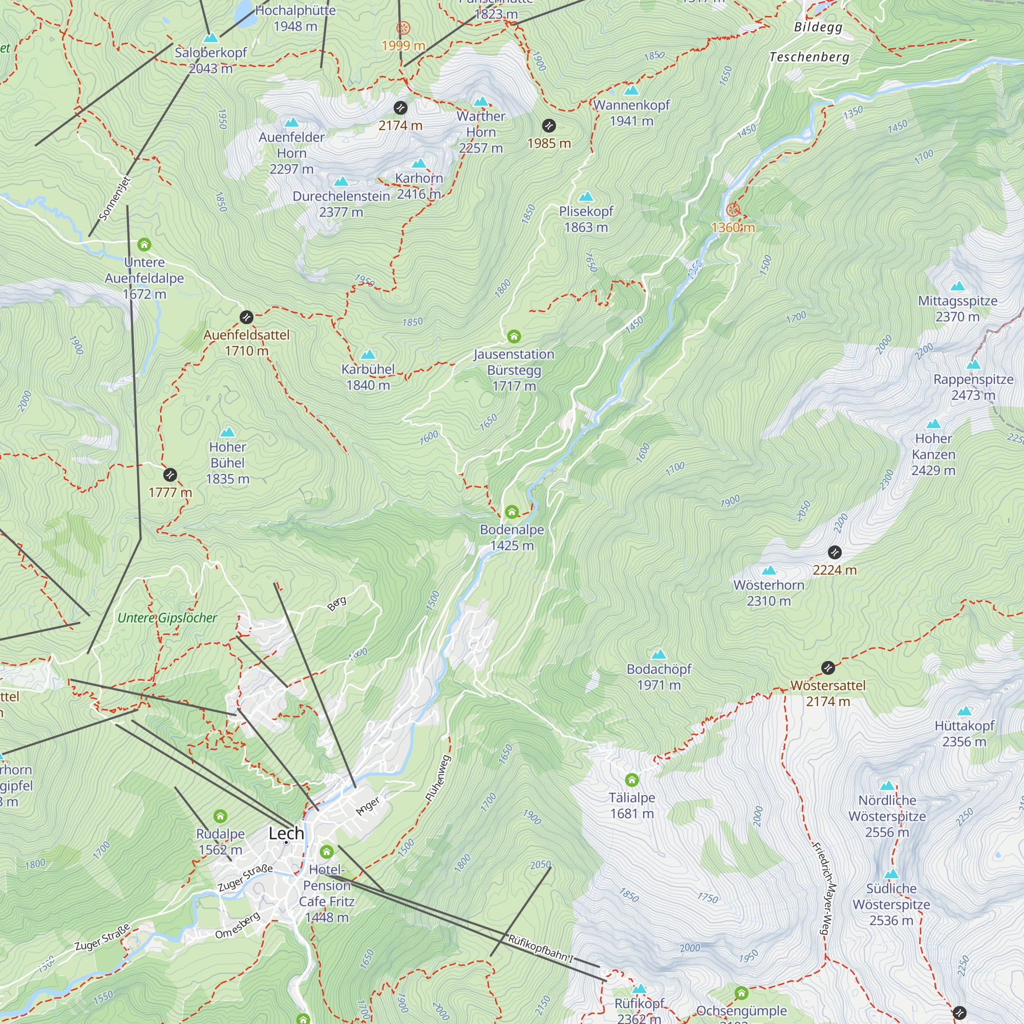 Bodenalpe map