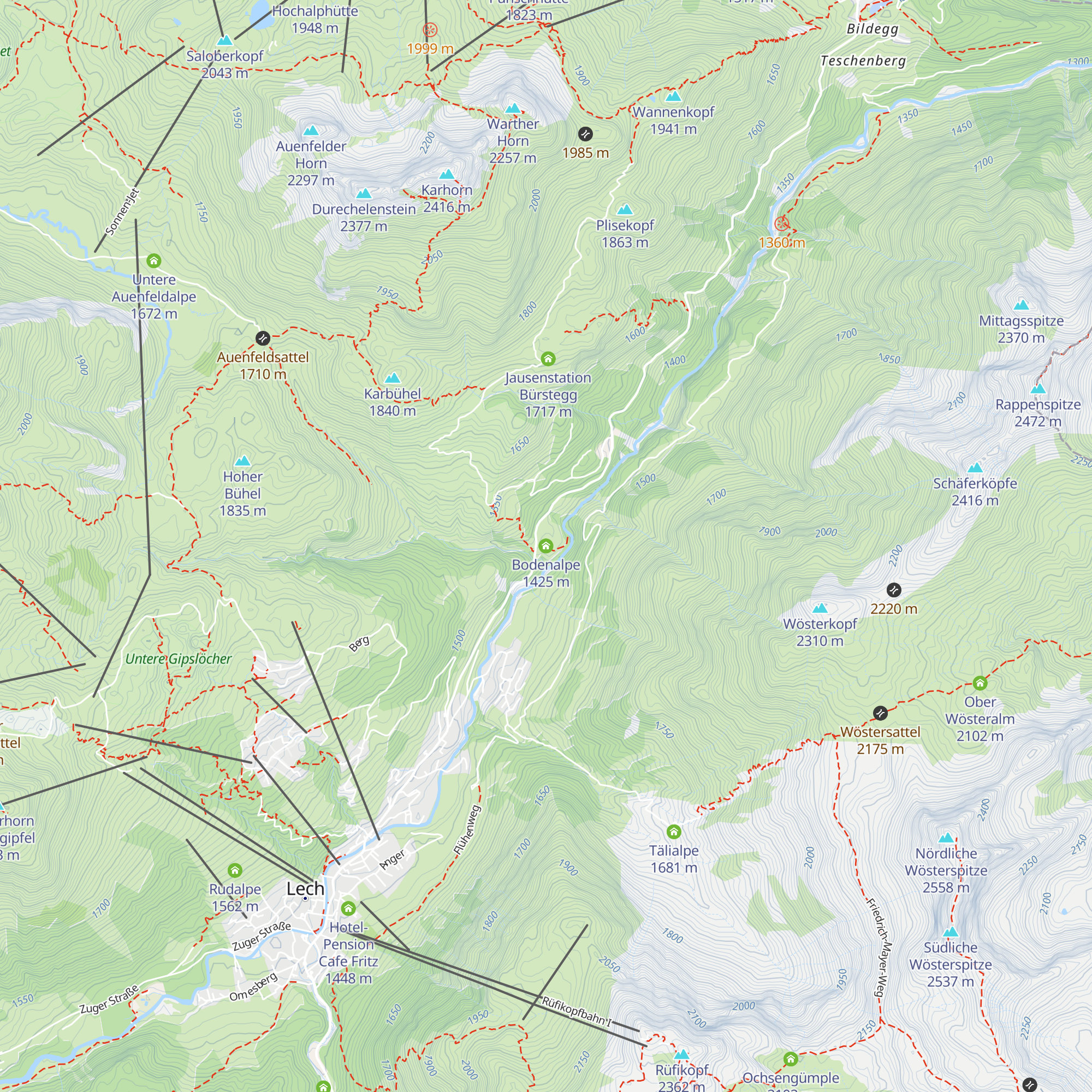 Bodenalpe map