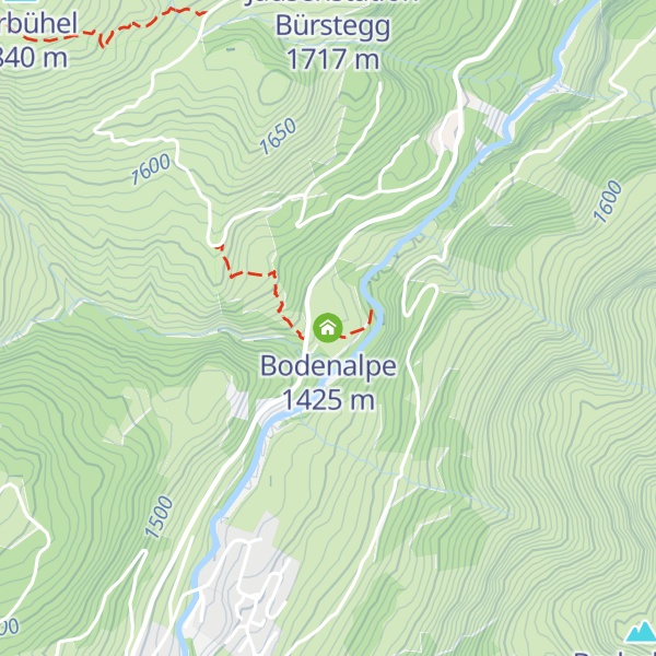 Map of Bodenalpe