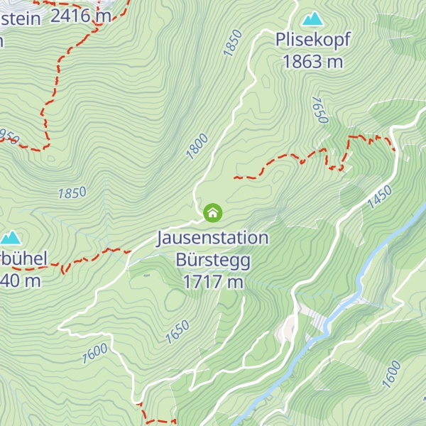 Map of Jausenstation Bürstegg