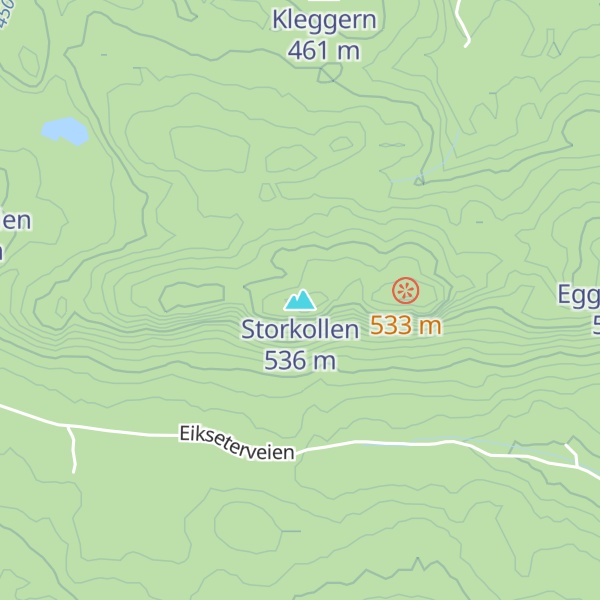 Map of Storkollen