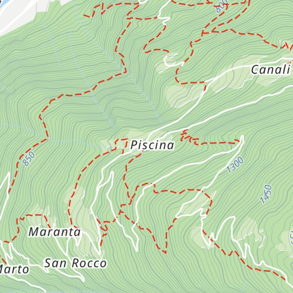 Map of Locanda Piscina