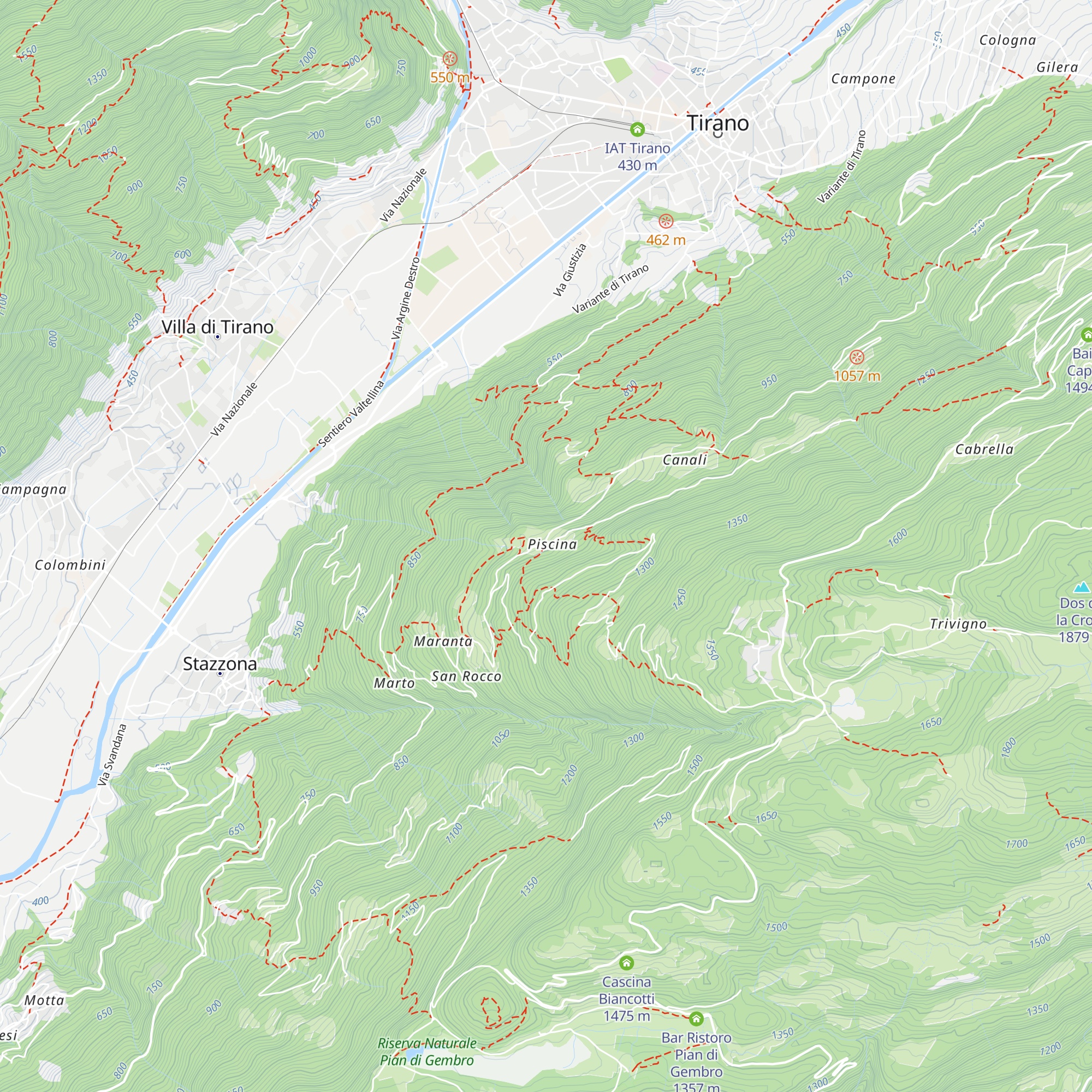 Locanda Piscina map