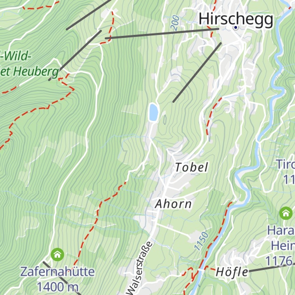 Map of Berghaus Zeit