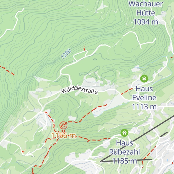 Map of Natur-Ferienhaus Miine Heimat