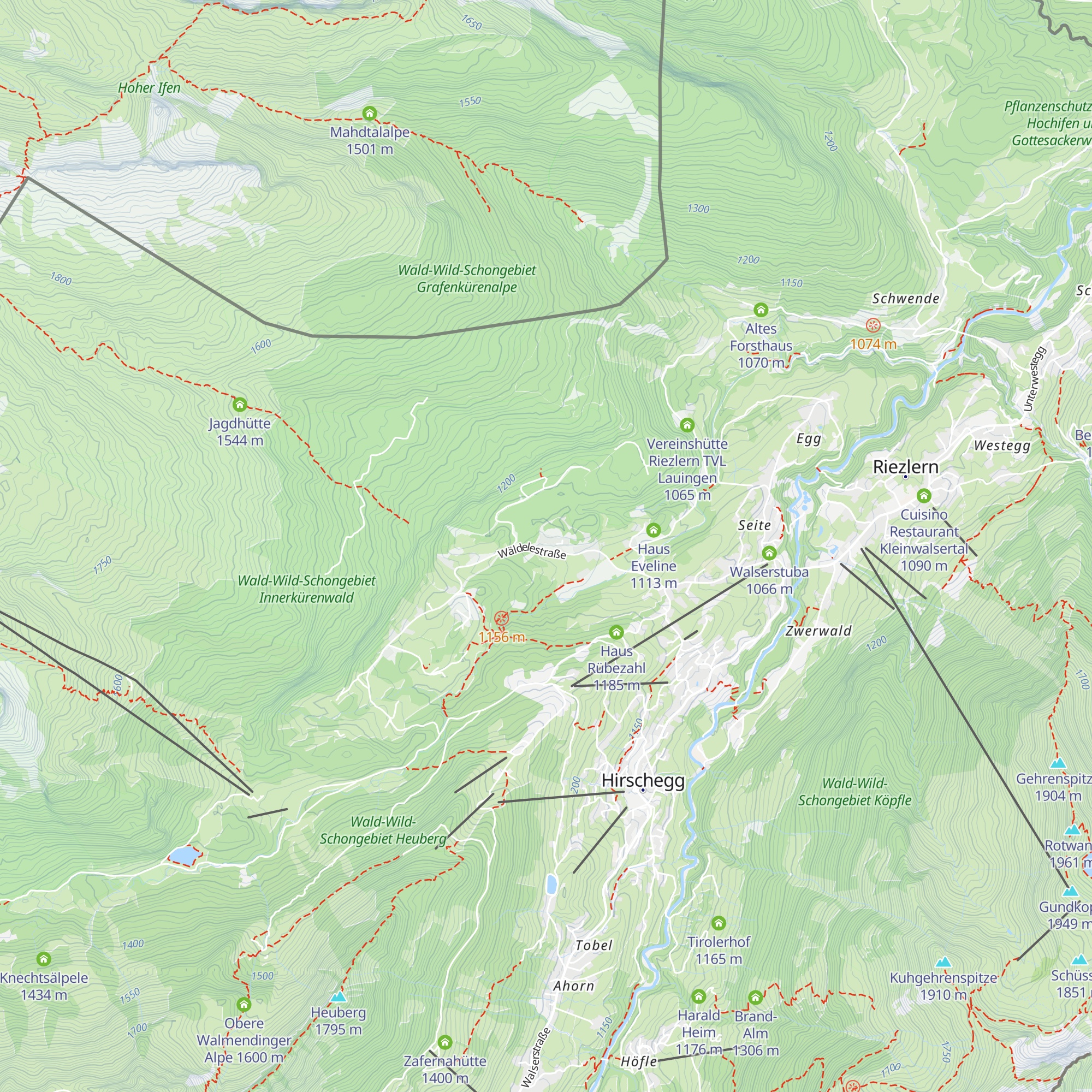 Natur-Ferienhaus Miine Heimat map