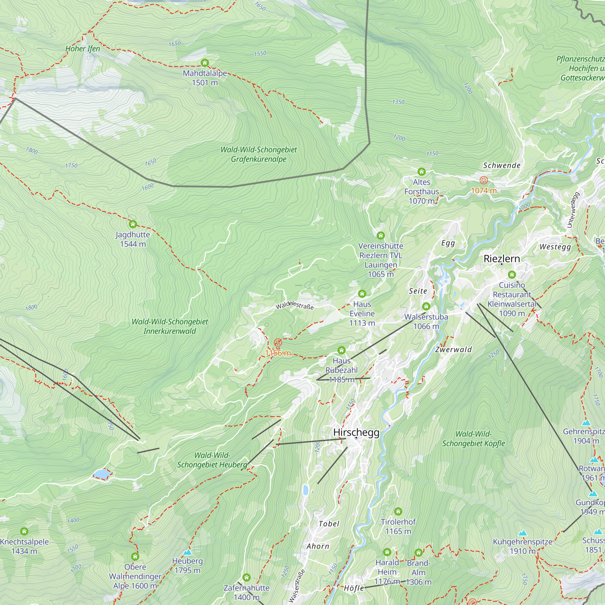 Natur-Ferienhaus Miine Heimat map