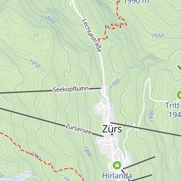 Map of Schröfli Alm