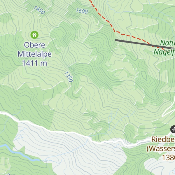 Map of Alpe Hörnle