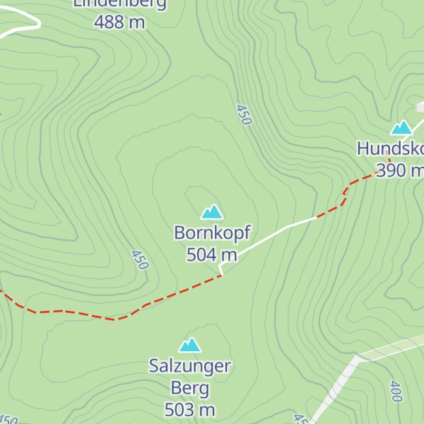 Map of Bornkopf