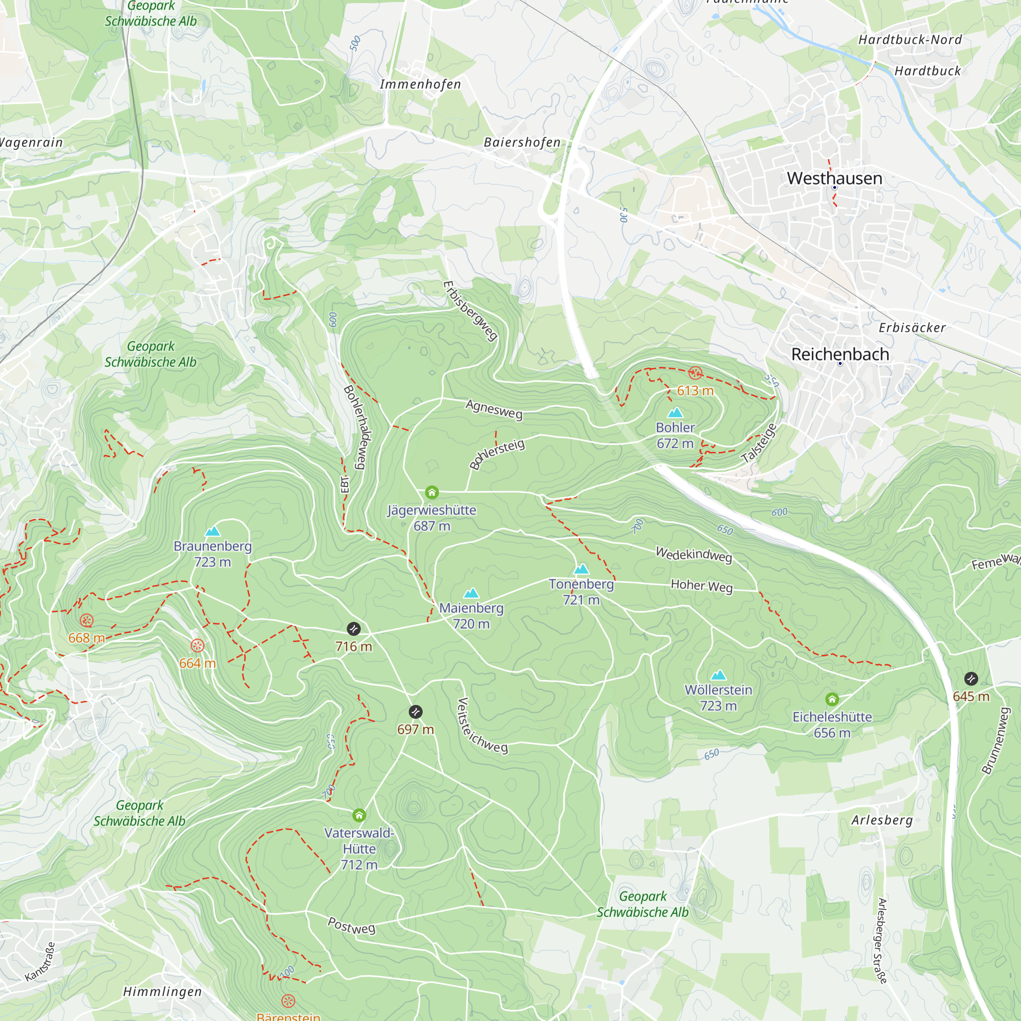 Kieselberg-Hütte map