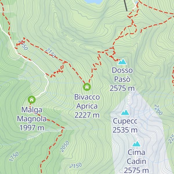 Map of Bivacco Aprica