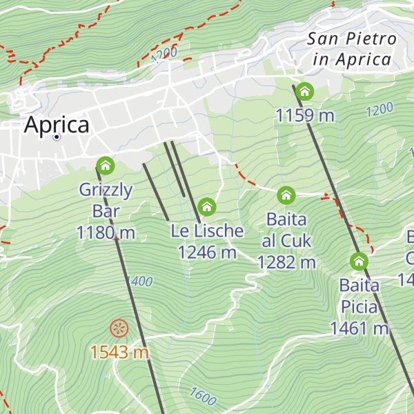 Map of Le Lische