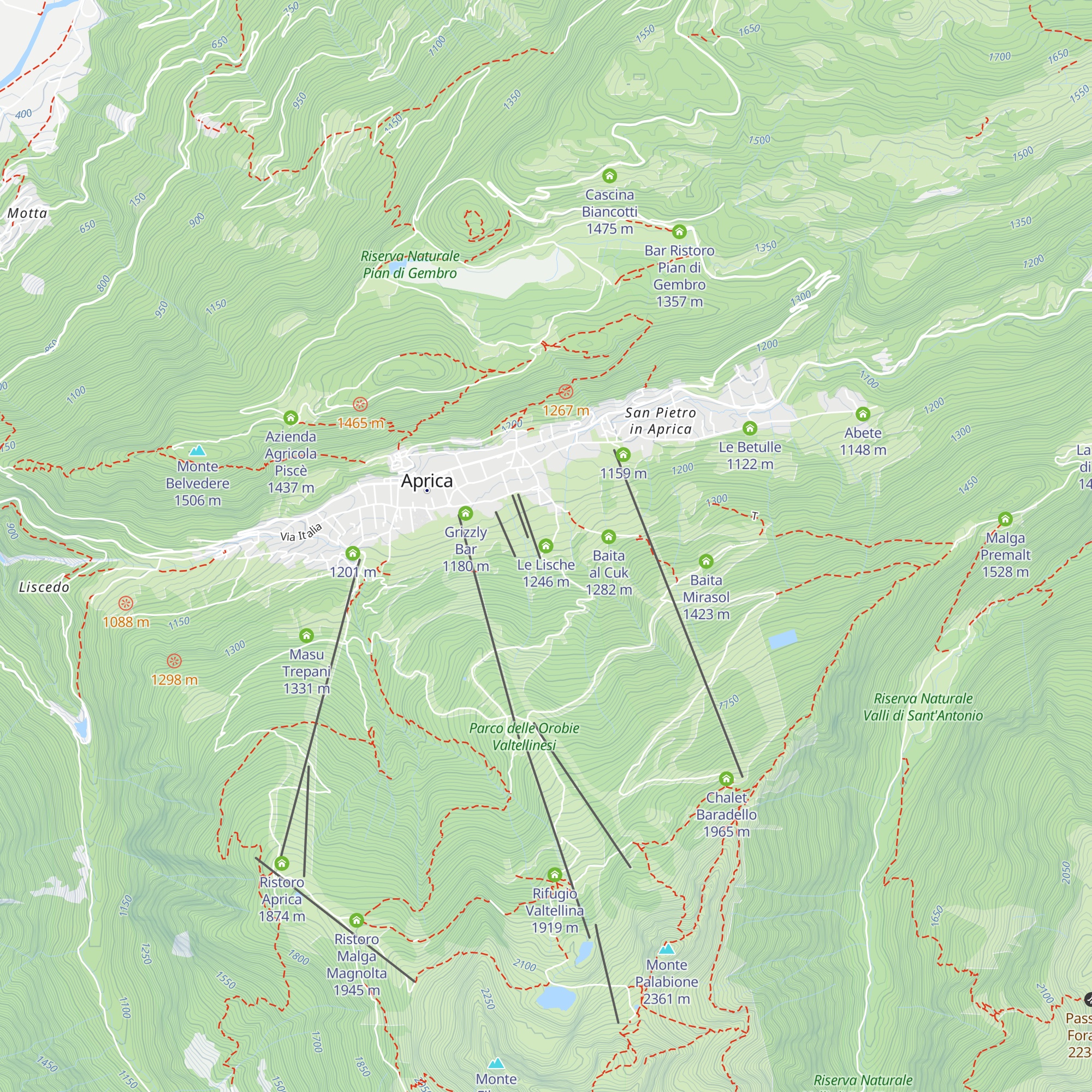 Le Lische map