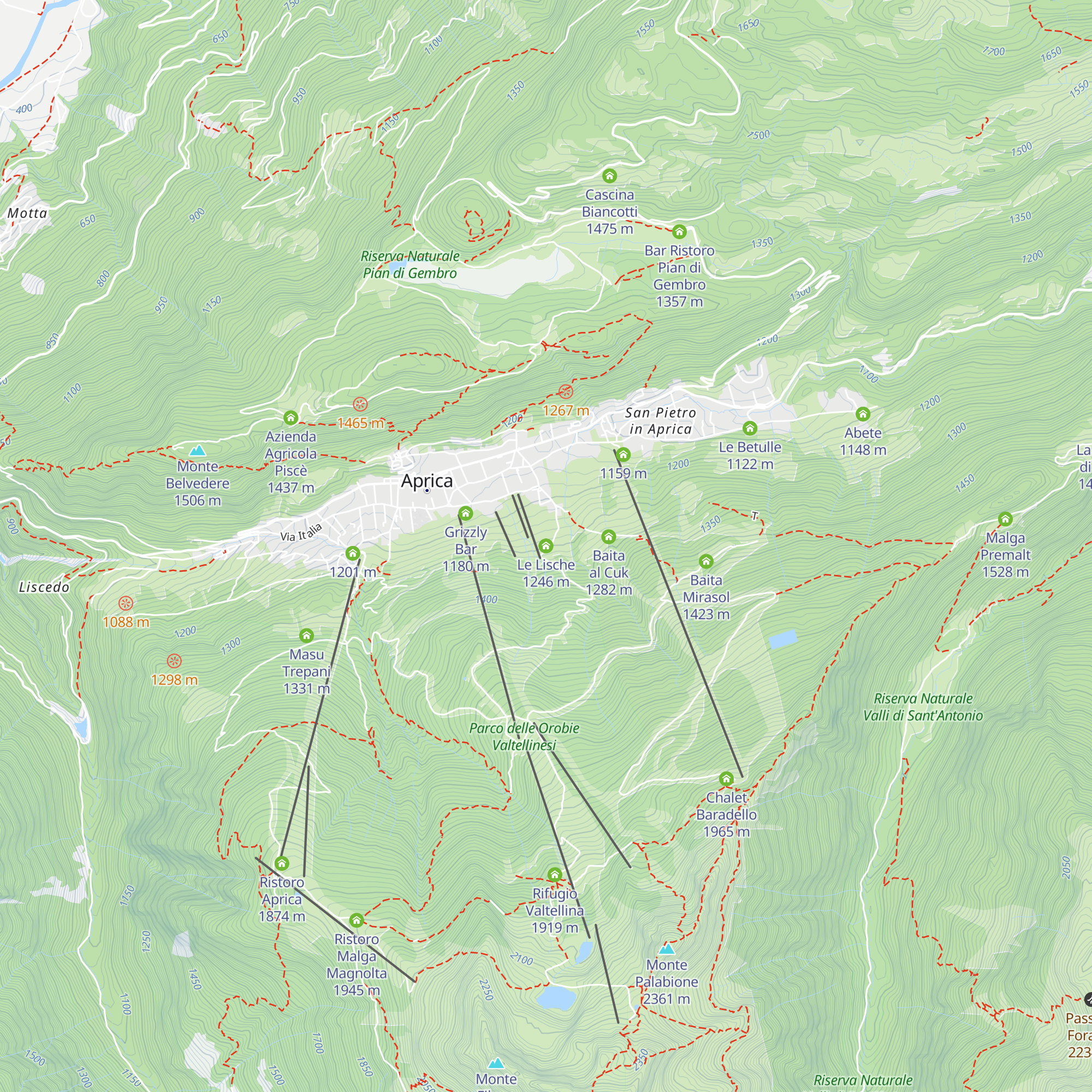 Le Lische map