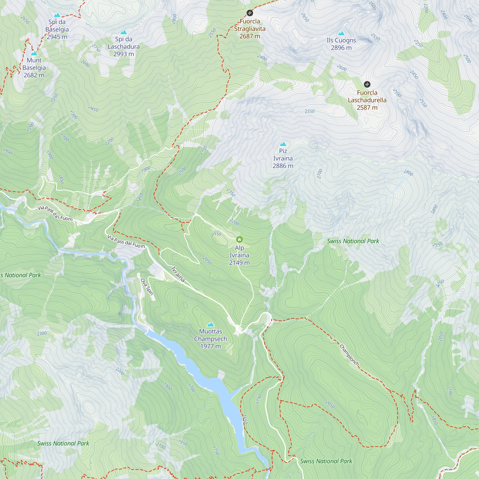 Alp Ivraina map