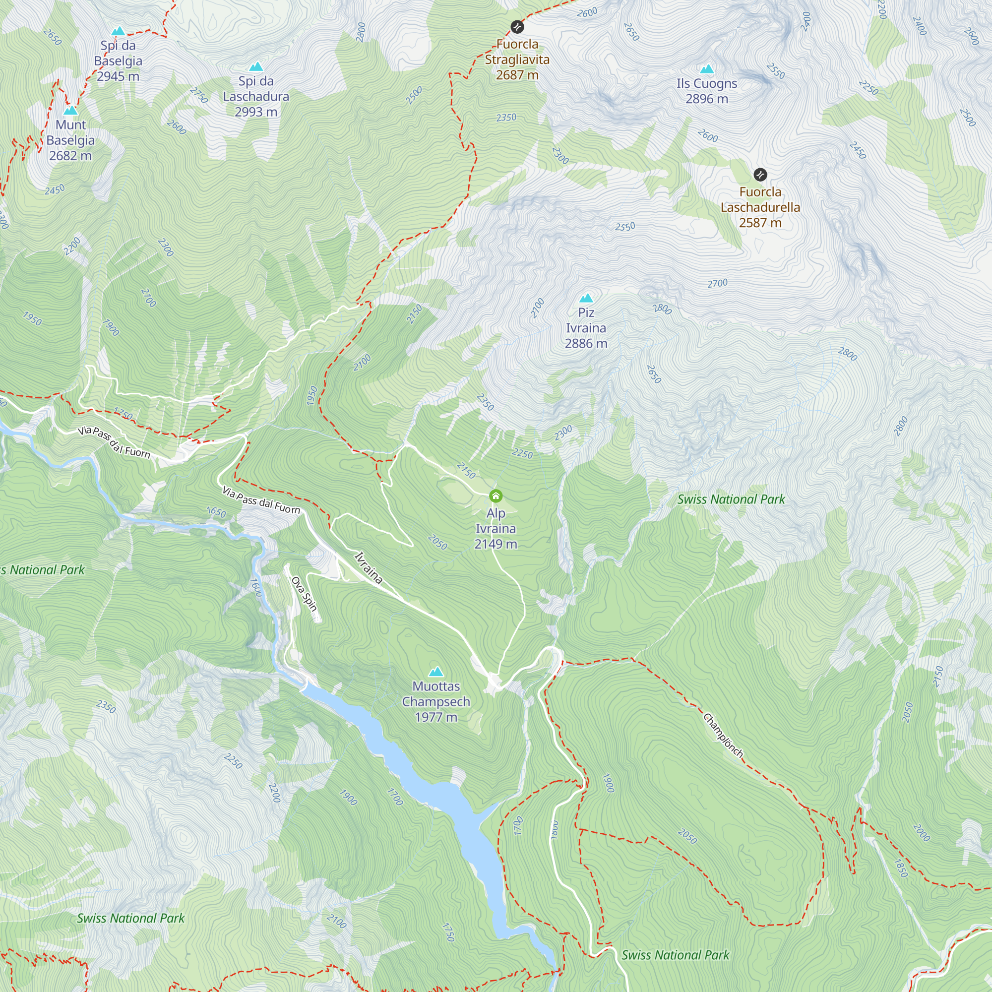 Alp Ivraina map