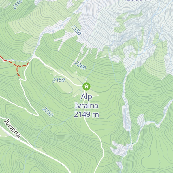 Map of Alp Ivraina