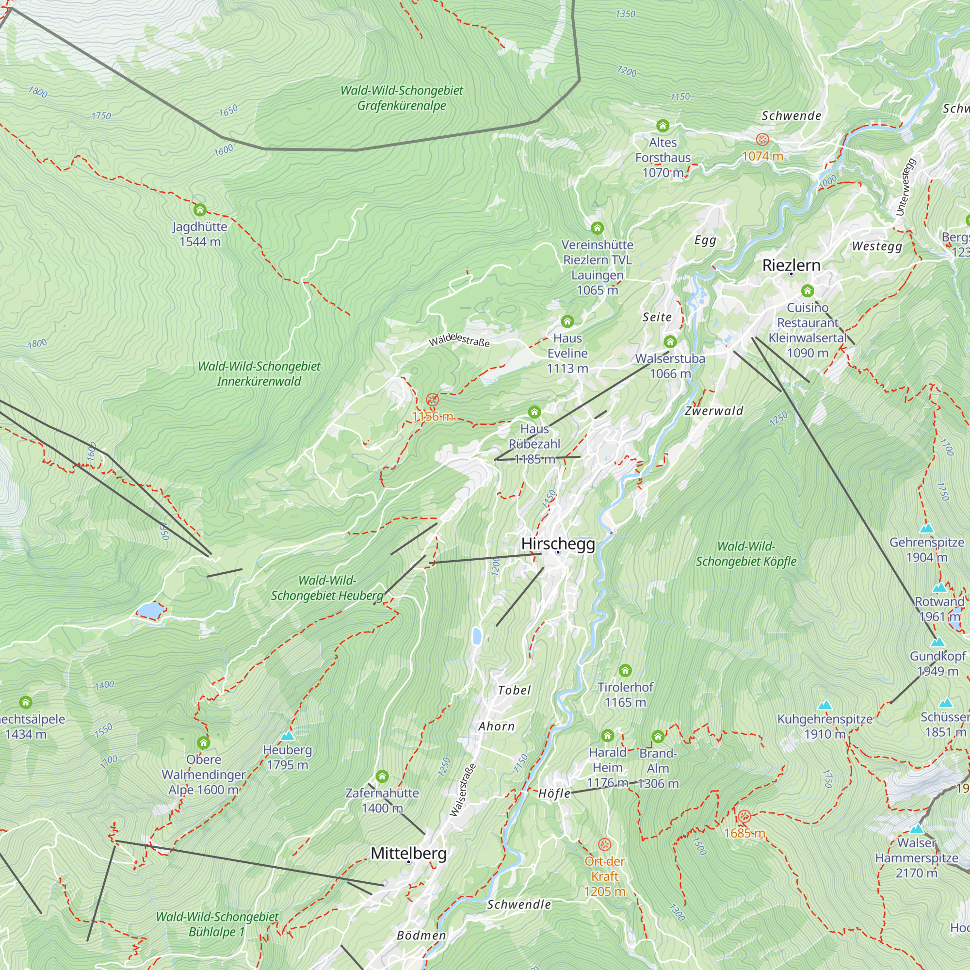 Berghaus Ebert map