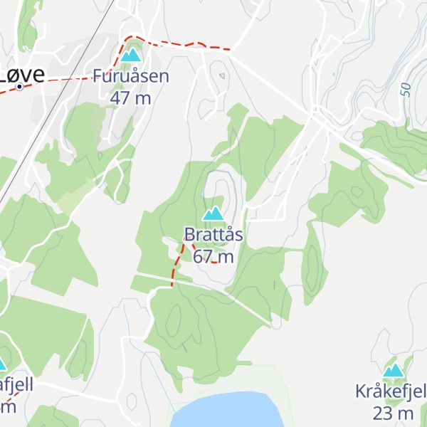 Map of Brattås