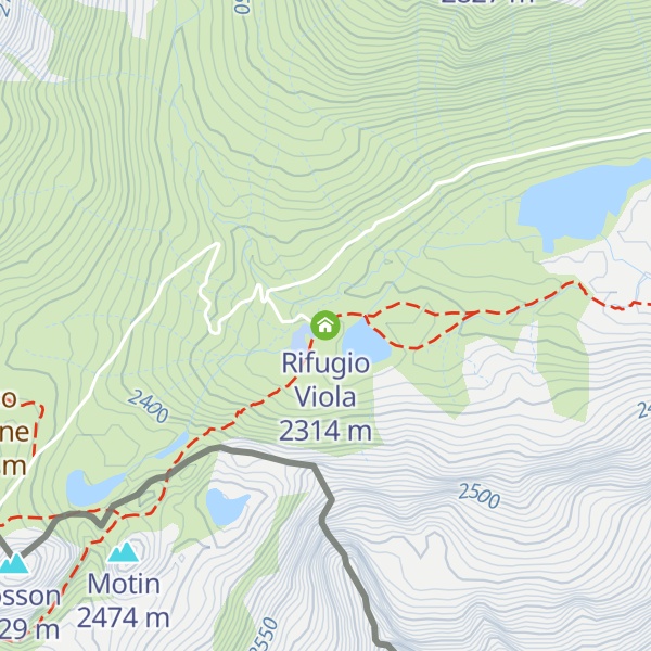 Map of Rifugio Viola