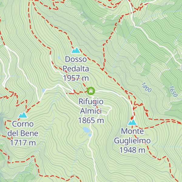 Map of Rifugio Almici