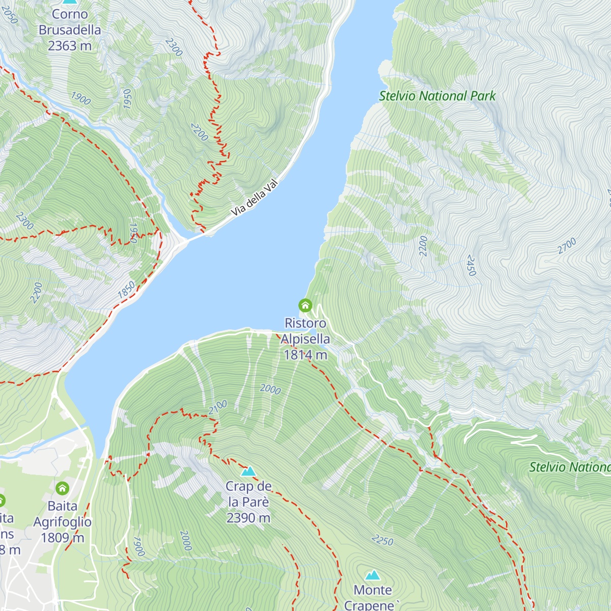Ristoro Alpisella map