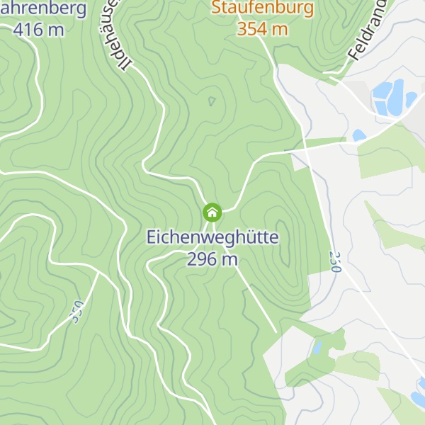 Map of Eichenweghütte