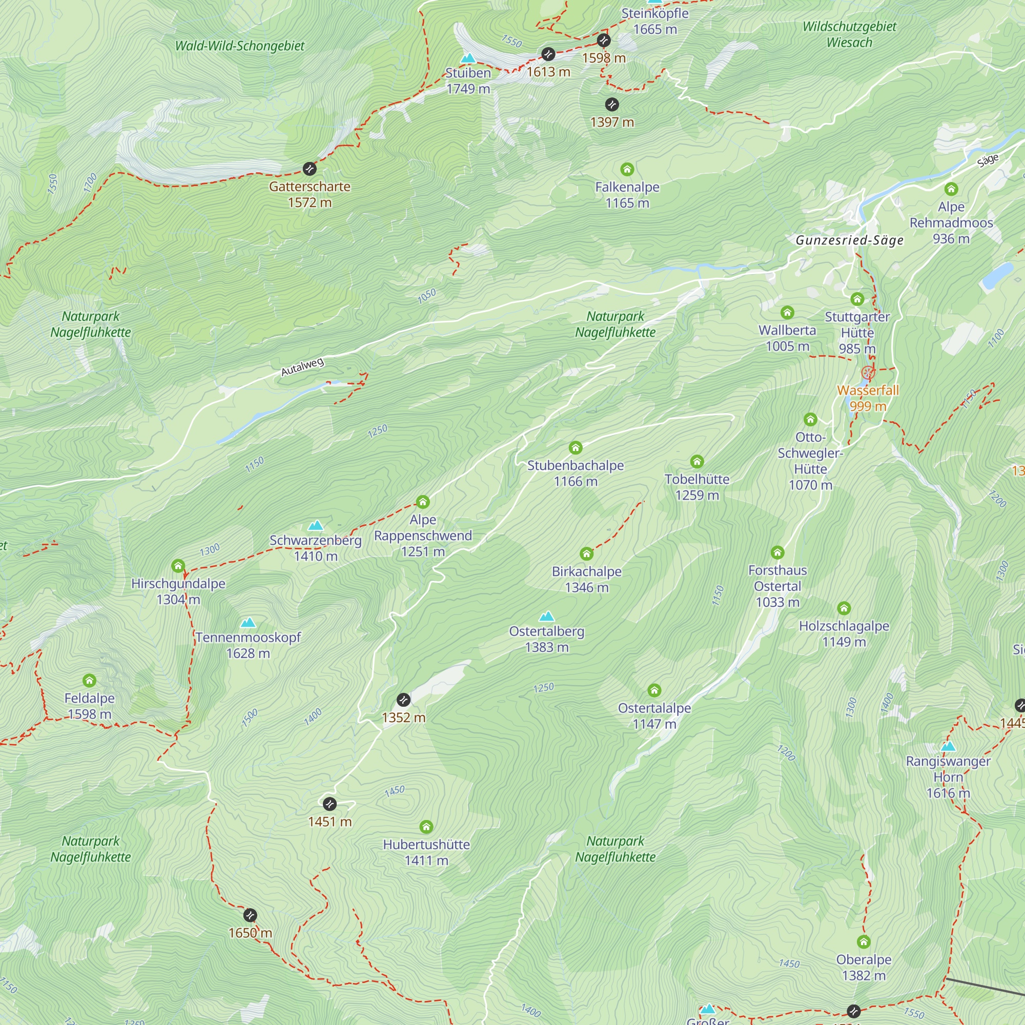 Alpe Stubenbach 2 map