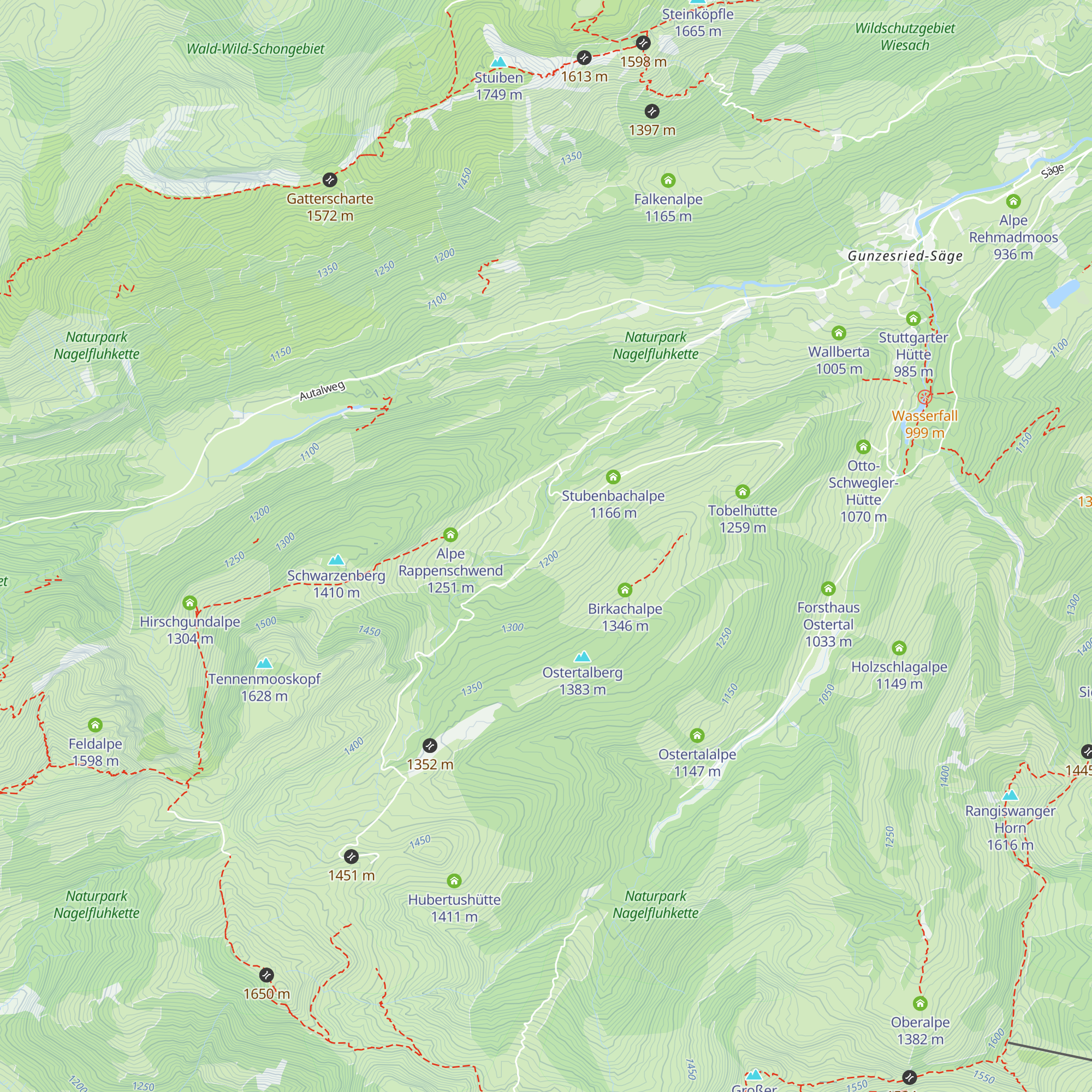 Alpe Stubenbach 2 map