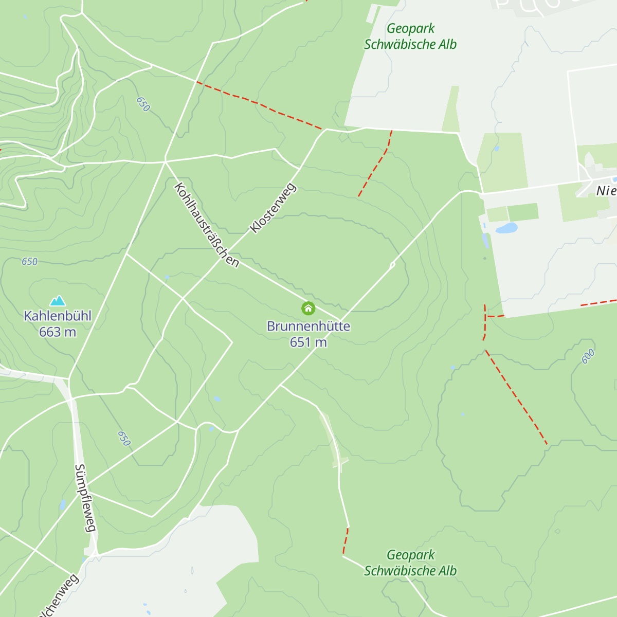Brunnenhütte map