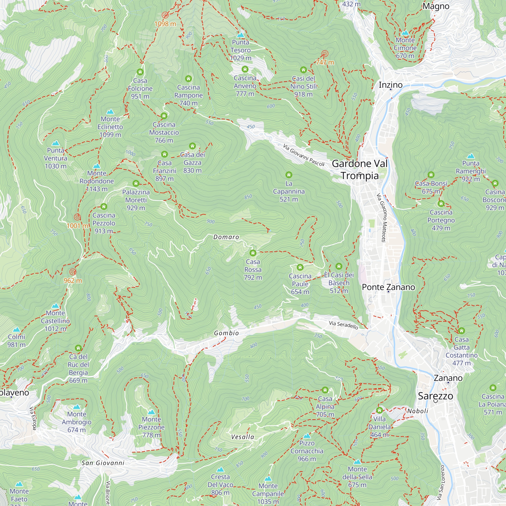 Casa Rossa map