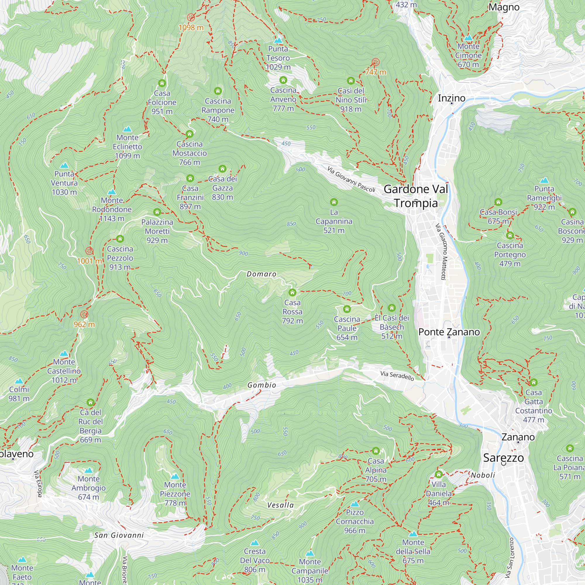 Casa Rossa map
