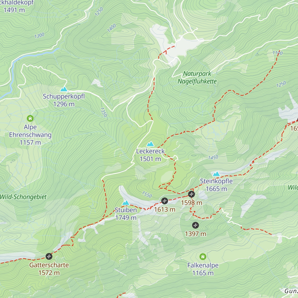 Gundalpe map