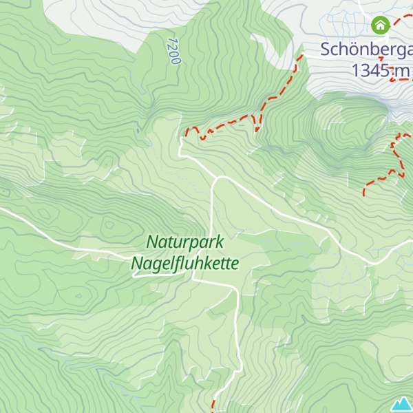 Map of Alpe Dinjörgen