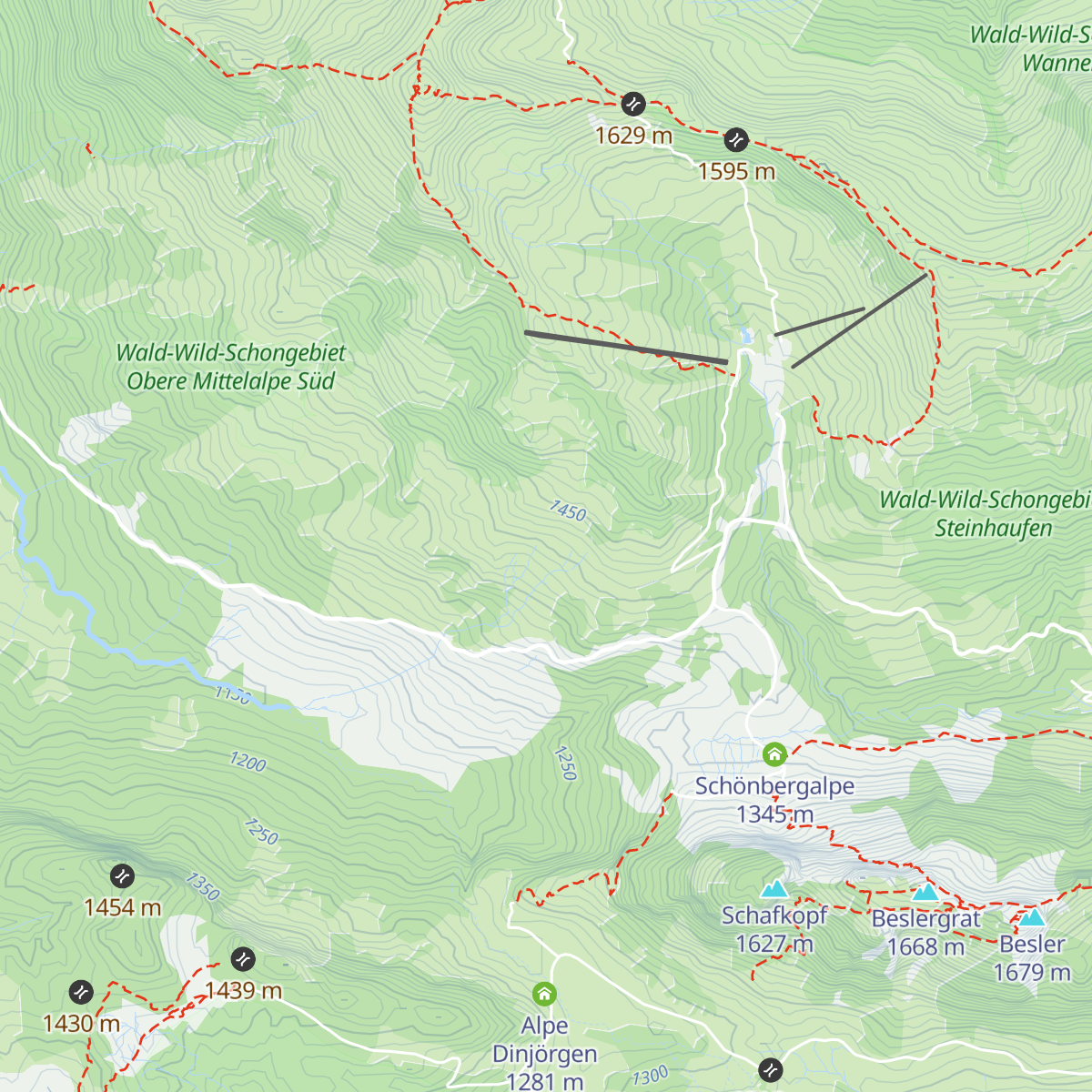 Hörnle-Stall map