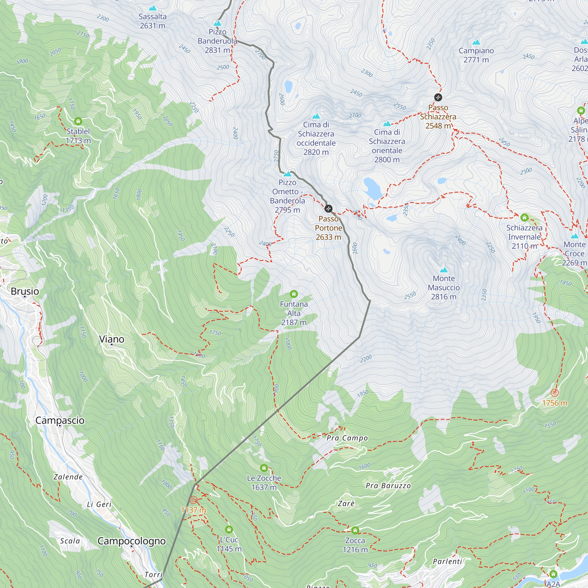 Funtana Alta map