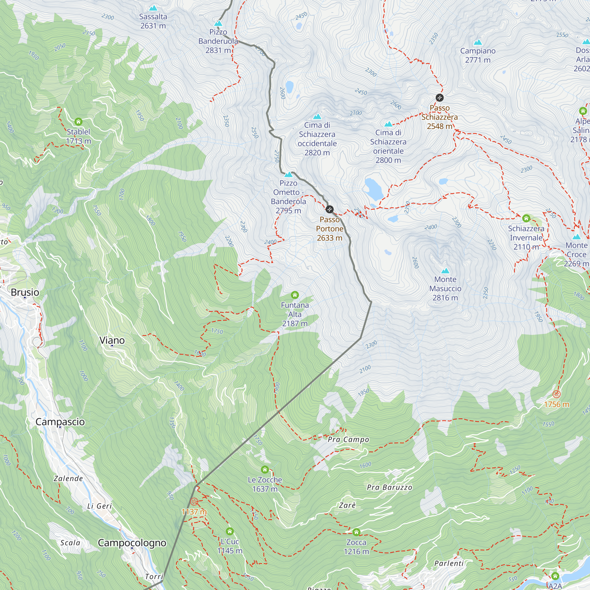 Funtana Alta map
