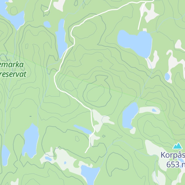 Map of Innertandbergsbrenna