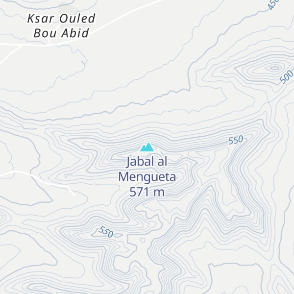 Map of Jabal al Mengueta